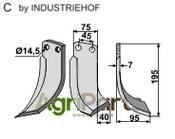 Blade, right model - AgriParts
