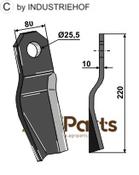 Twisted blade - left model - AgriParts