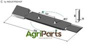 Mover-blade 530mm - left - AgriParts