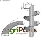 Snail segment - right model - AgriParts