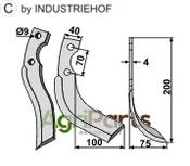 Blade, right model - AgriParts