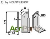 Blade, left model - AgriParts