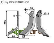 Blade, left model - AgriParts