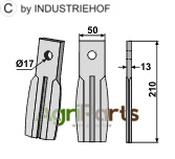 Rotary tine - AgriParts