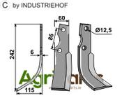 Blade, left model - AgriParts