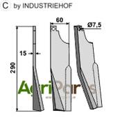 Rotary tine, left model - AgriParts