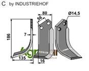Blade, left model - AgriParts