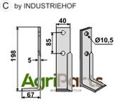 Blade, left model - AgriParts