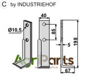 Blade, right model - AgriParts
