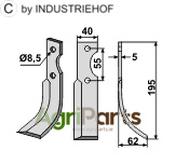 Blade, right model - AgriParts
