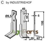 Blade, right model - AgriParts