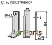 Blade, right model - AgriParts