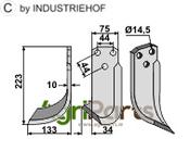Blade, left model - AgriParts