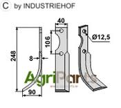 Blade, left model - AgriParts