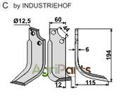 Blade, right model - AgriParts
