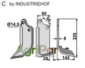 Blade, right model - AgriParts