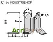Blade, left model - AgriParts