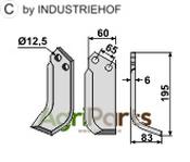 Blade, right model - AgriParts