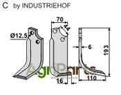 Blade, right model - AgriParts