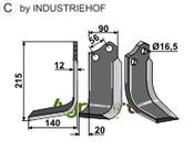Blade, left model - AgriParts
