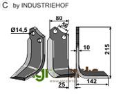 Blade, right model - AgriParts
