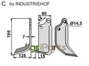 Blade, left model - AgriParts