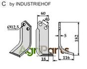 Blade, right model - AgriParts