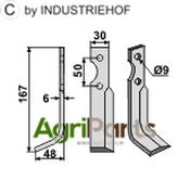 Blade, left model - AgriParts