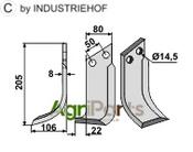 Blade, left model - AgriParts