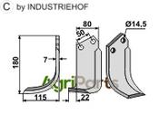 Blade, left model - AgriParts