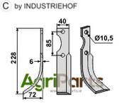Blade, left model - AgriParts