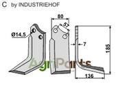 Blade, right model - AgriParts