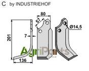 Blade, left model - AgriParts