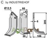 Blade, right model - AgriParts