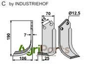Blade, left model - AgriParts