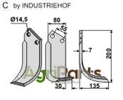 Blade, right model - AgriParts