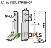 Blade, right model - AgriParts