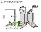 Blade, left model - AgriParts