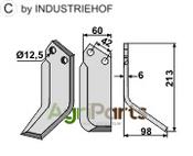 Blade, right model - AgriParts