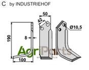 Blade, left model - AgriParts