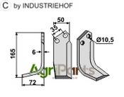 Blade, left model - AgriParts