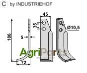 Blade, left model - AgriParts image