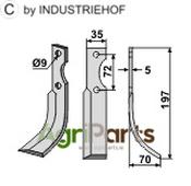 Blade, right model - AgriParts