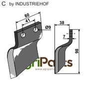 Trencher blade - left model - AgriParts
