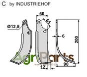 Blade, right model - AgriParts