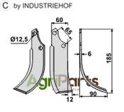 Blade, right model - AgriParts