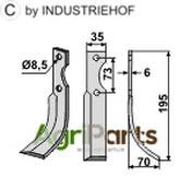 Blade, right model - AgriParts