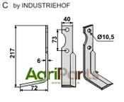 Blade, left model - AgriParts
