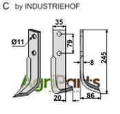 Blade, right model - AgriParts