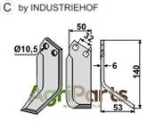 Blade, right model - AgriParts